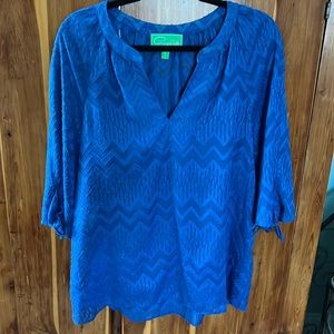 Royal blue women’s top